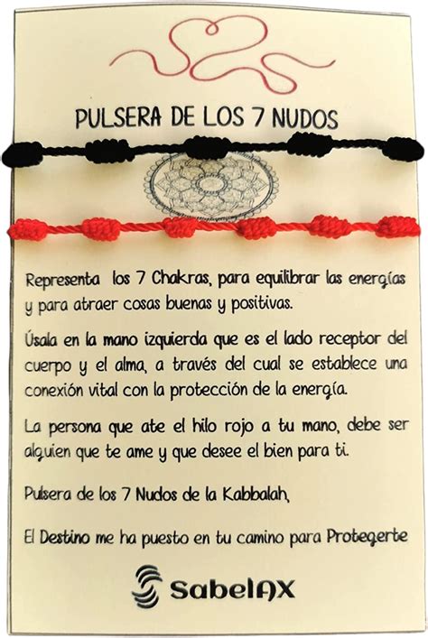 pulsera de hilo rojo con 7 nudos significado|Pulsera de los 7 nudos: significado, colores y cómo hacerla